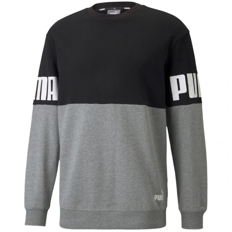 Puma Power Colorblock Crew M 589430 01 Ruházat