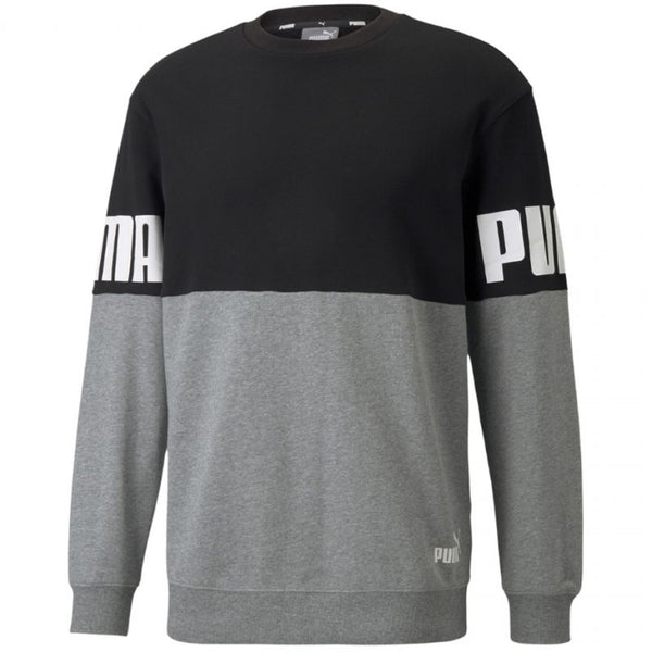 Puma Power Colorblock Crew M 589430 01 Ruházat