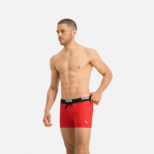 Puma SWIM MEN LOGO SWIM TRUNK 1P red Úszónadrág - Sportmania.hu