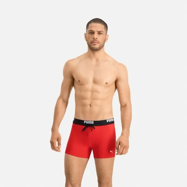 Puma SWIM MEN LOGO SWIM TRUNK 1P red Úszónadrág - Sportmania.hu