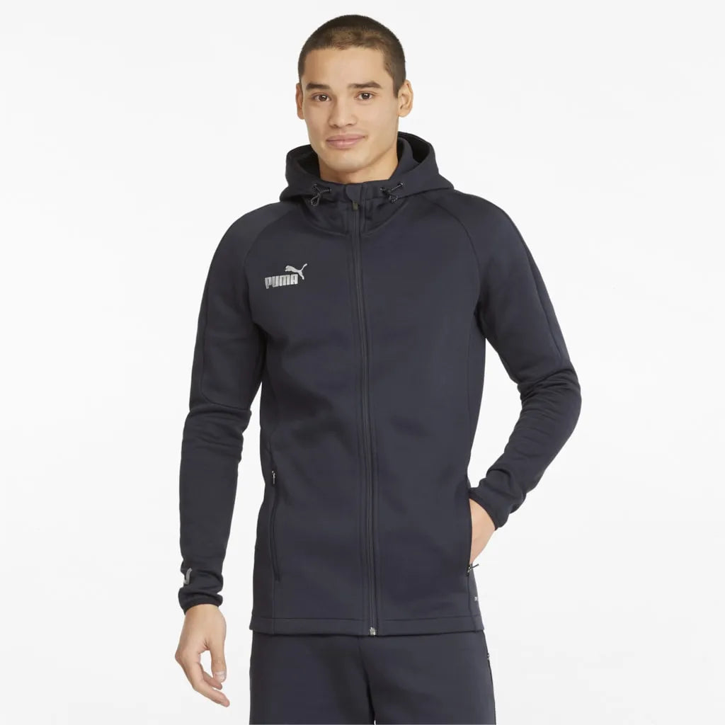 Puma teamFINAL Casuals Hooded Jkt Parisian Ni kapucnis pulóver - Sportmania.hu