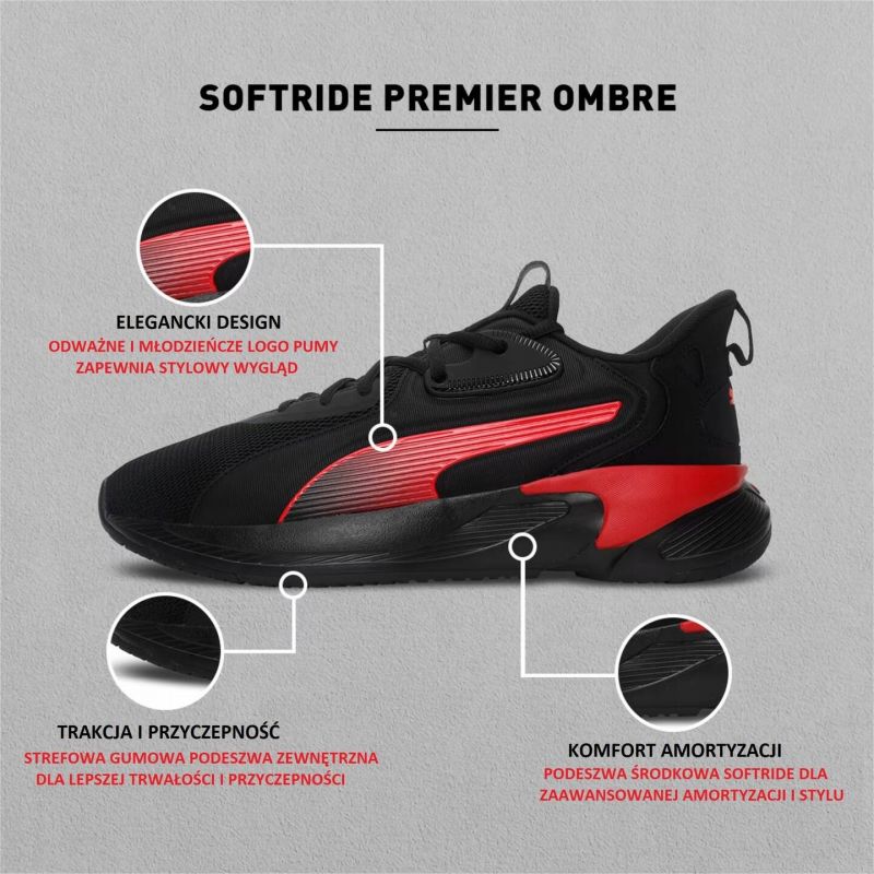 Puma Softride Premier Ombre M 376189-01 Utcai cipő - Sportmania.hu