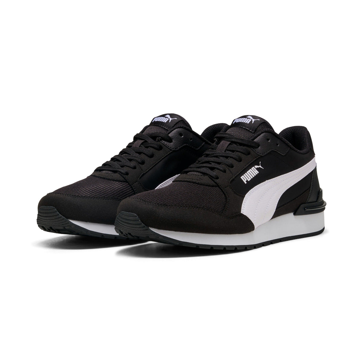 ST Runner v4 NL/ MESH PUMA Black-PUMA Wh (40474301) fekete utcai cipő