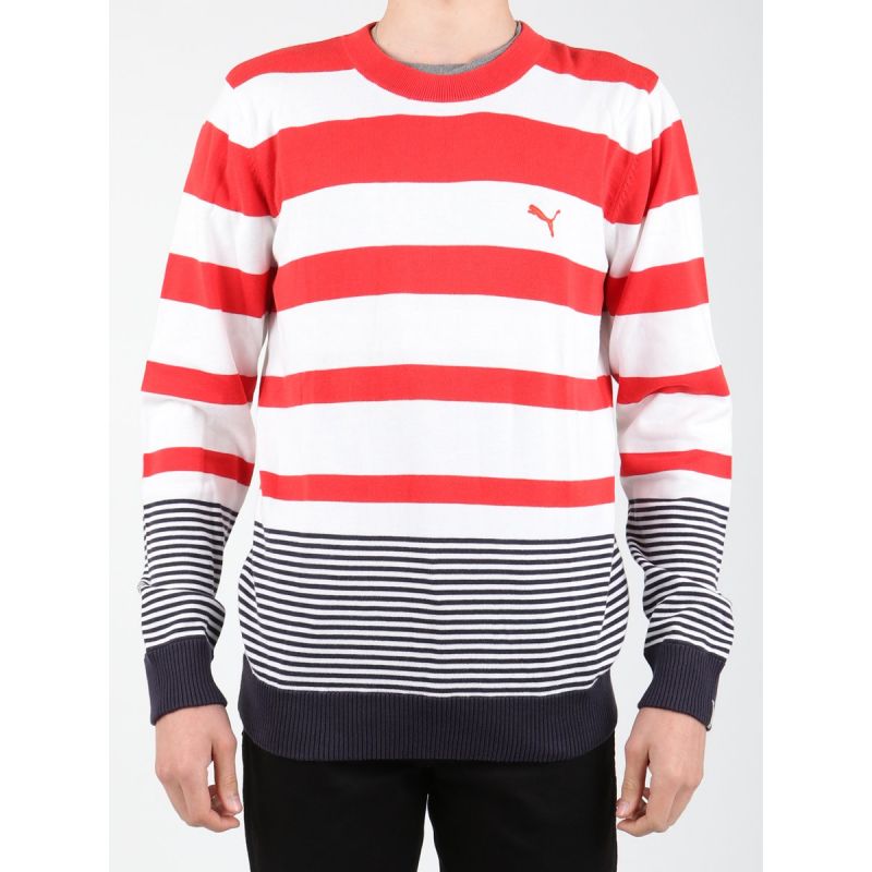 Puma Striped Sailing Pulóver 554124-01