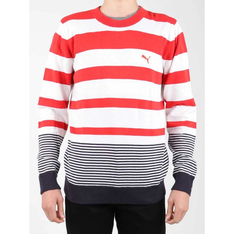 Puma Striped Sailing Pulóver 554124-01