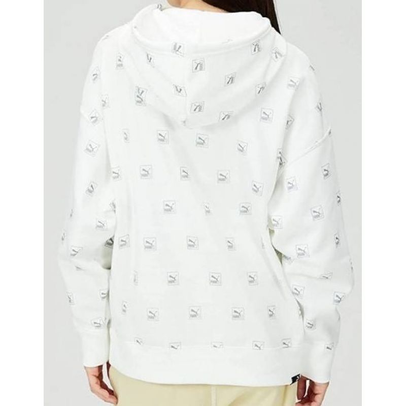Puma Sweatshirt Puma Brand Love AOP Hoodie FL W 535706 02 Pulóver - Sportmania.hu