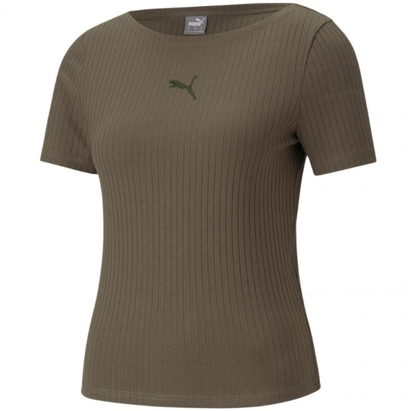 Puma T-shirt Puma Her Ribbed Slim Tee Grape Leaf W 531917 44 Póló - Sportmania.hu