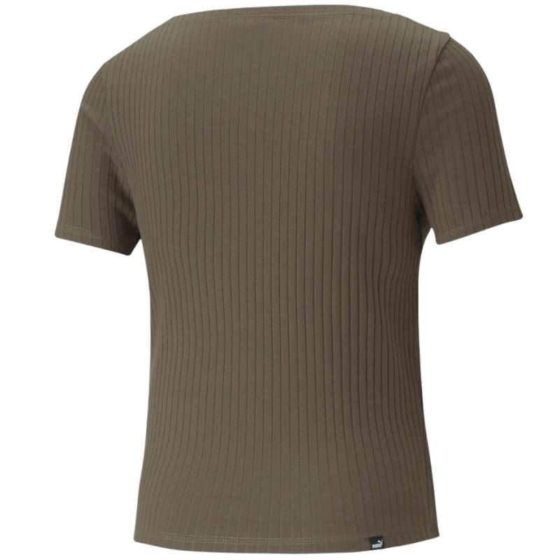 Puma T-shirt Puma Her Ribbed Slim Tee Grape Leaf W 531917 44 Póló - Sportmania.hu