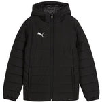Puma Team Additions Padded Hooded Kids Jacket Black gyerek 65973803