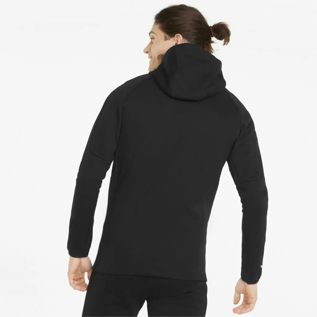 Puma teamFINAL Casuals Hooded Jkt Black kapucnis pulóver - Sportmania.hu