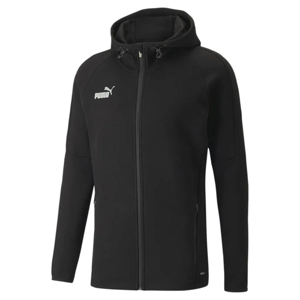 Puma teamFINAL Casuals Hooded Jkt Black kapucnis pulóver - Sportmania.hu