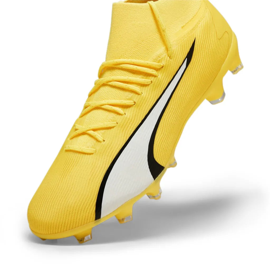 Puma ULTRA PRO FG/AG Yellow Blaze- White- Focicipő - Sportmania.hu