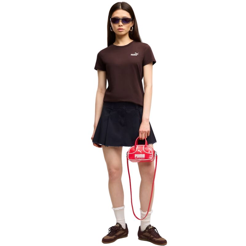 Puma Women's ESS Small No. 1 Logo Tee(s) Dark 682373 barna női póló
