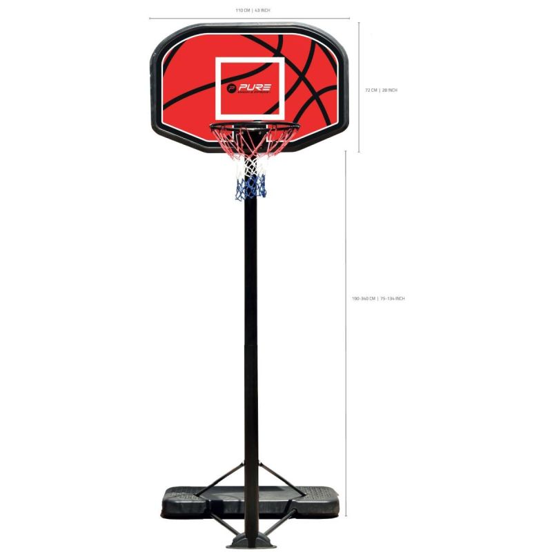 Pure 2 Improve ADJUSTABLE BASKETBALL SET 1.90-3.04M készlet