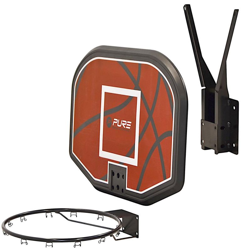 Pure 2 Improve BASKETBALL BACKBOARD RIM 45CM fekete tábla