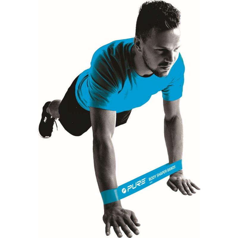 Pure 2 Improve FITNESS CROSSFIT MINI BAND SET 3 PCS MEN fekete készlet
