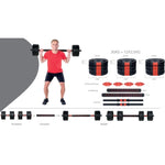 Pure 2 Improve FOLDABLE COMPOSITE BAR BELL 30KG edzőfelszerelés