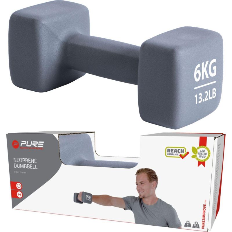 Pure 2 Improve NEOPRENE Dumbbell 6KG edzőfelszerelés