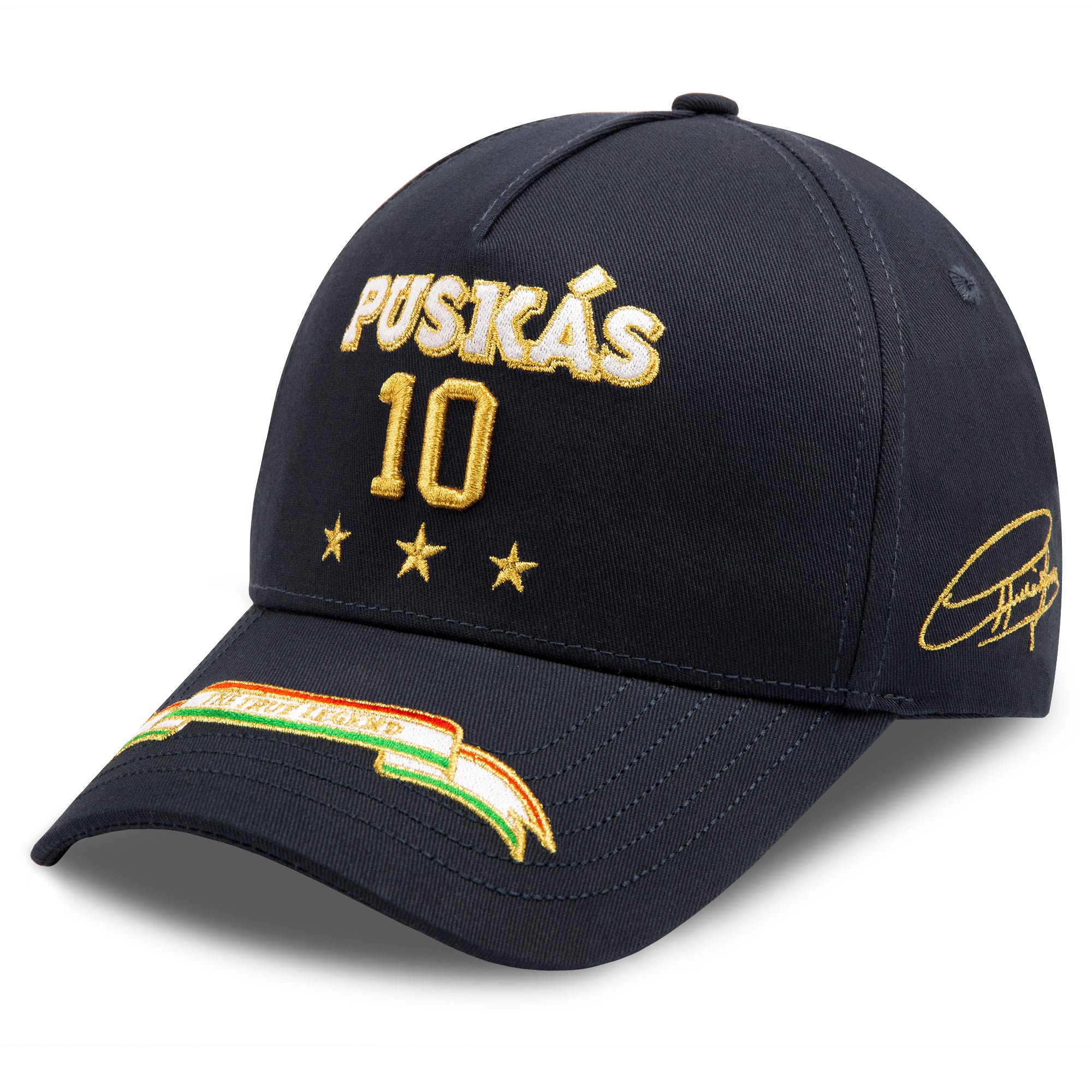 Puskas.com Puskás baseball sapka, fekete