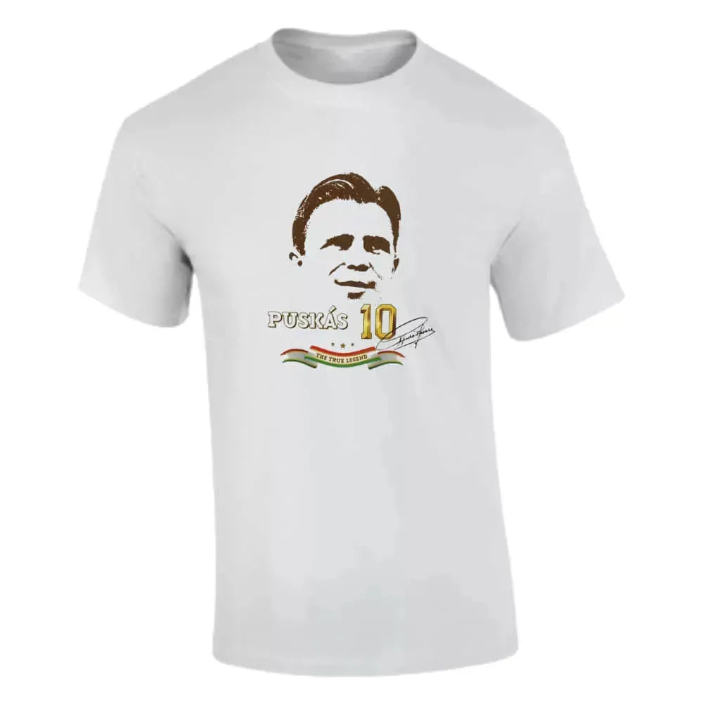 Puskas.com Puskás fehér Póló