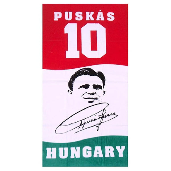 Puskás pamut fürdőlepedő (75x170) - Sportmania.hu