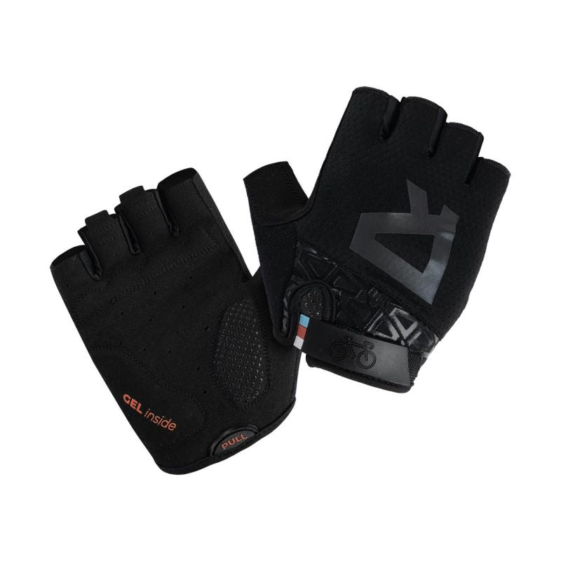 Radvik Hilder cycling gloves fekete Kerékpáros kesztyű