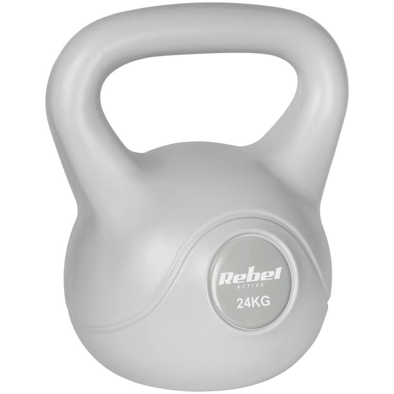 Rebel ACTIVE Bitumen Kettlebell 24 kg Grey szürke súlyzó RBA-2322G-24