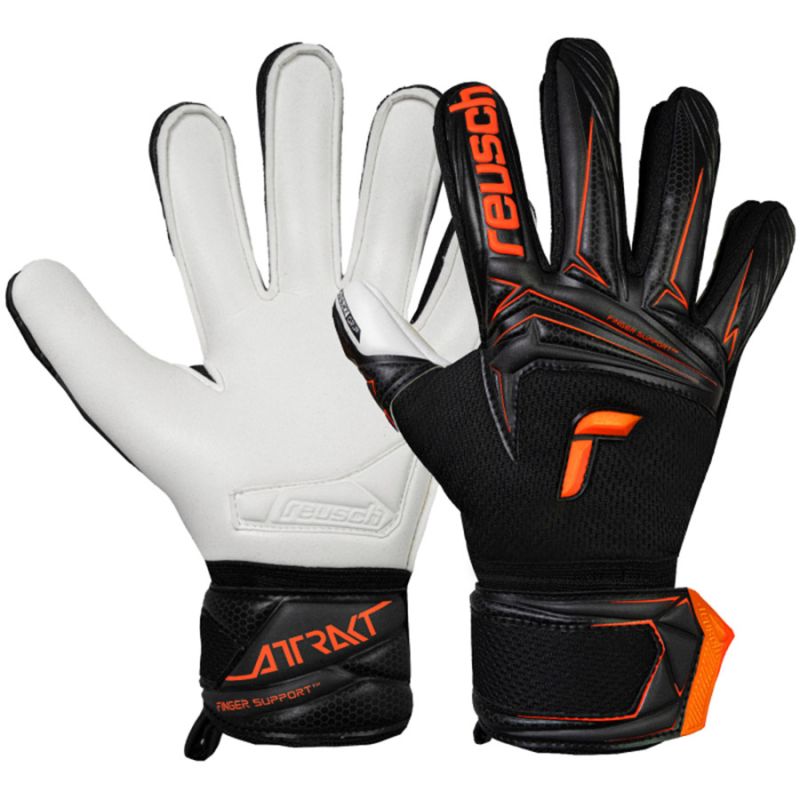 Reusch Attrakt Advance Finger Support Junior Gloves kapuskesztyű, gyerek 56722107783