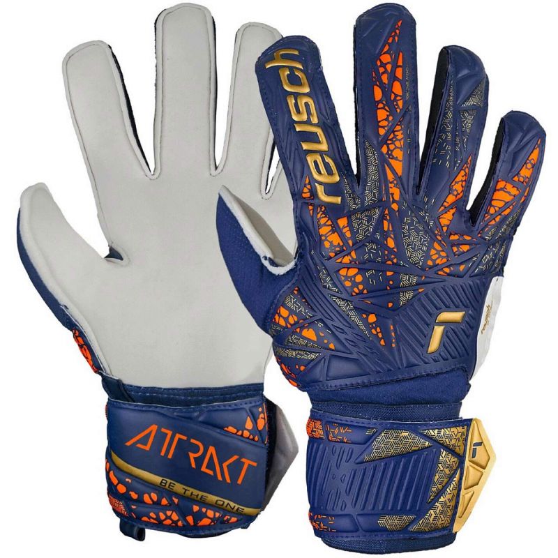 Reusch Attrakt Solid Jr 5472515 4410 goalkeeper gloves Kesztyű - Sportmania.hu