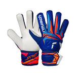 Reusch Attrakt Solid Junior goalkeeper gloves blue kék kapuskesztyű, gyerek 56725154126