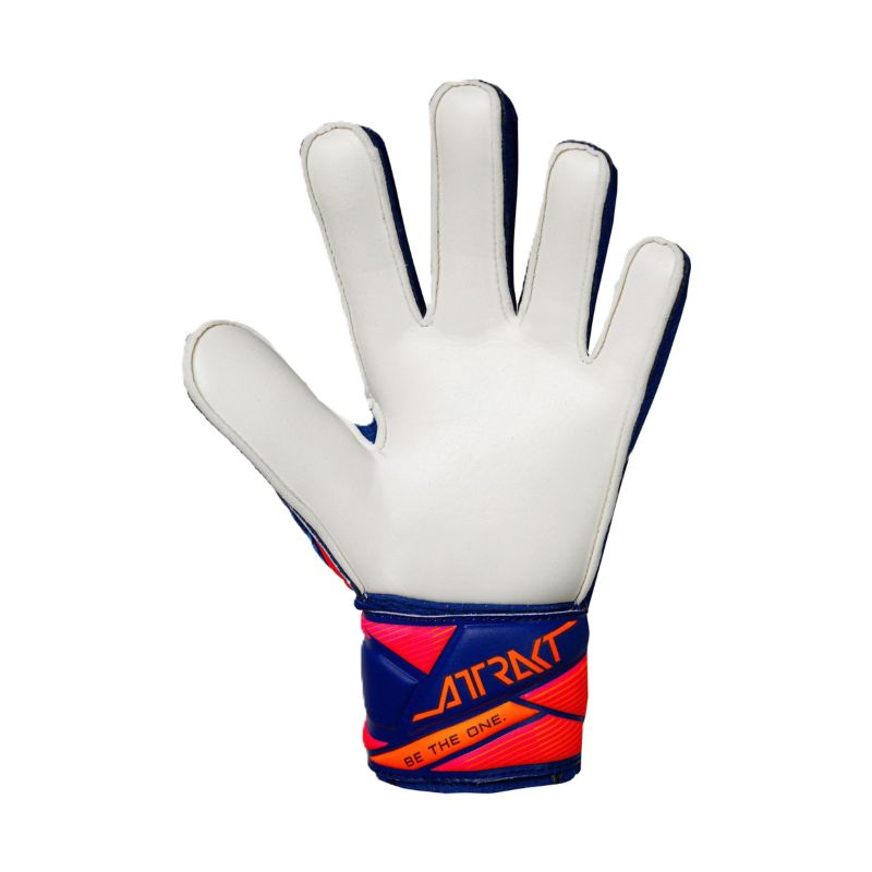 Reusch Attrakt Solid Junior goalkeeper gloves blue kék kapuskesztyű, gyerek 56725154126
