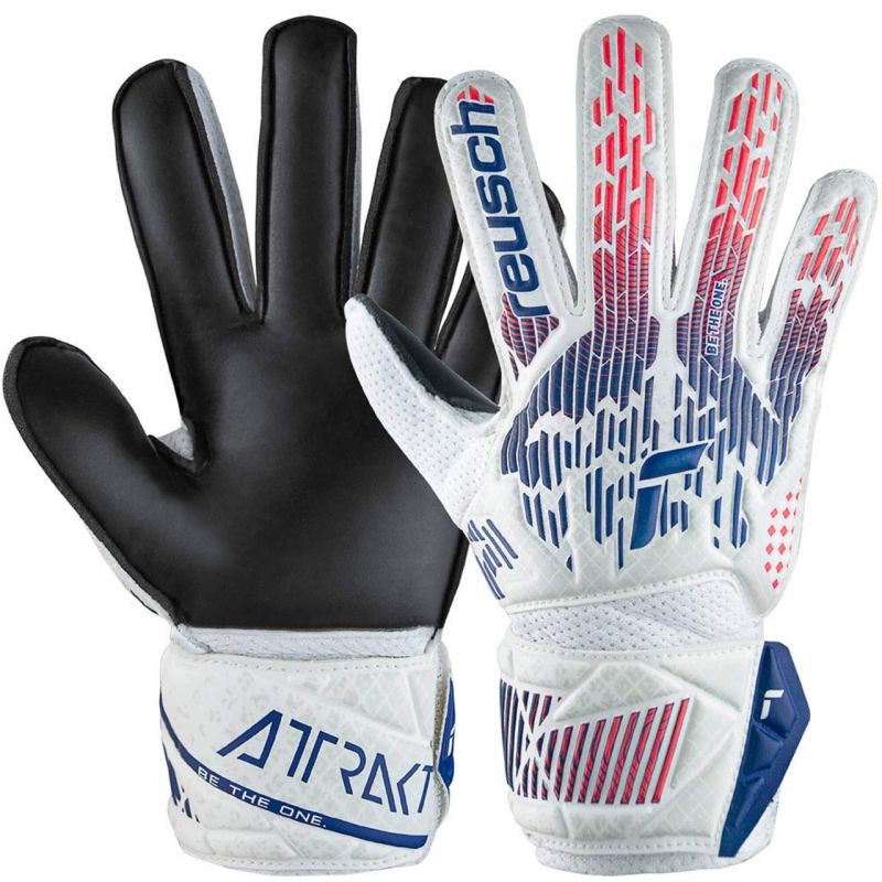 Reusch Attrakt Solid M goalkeeper gloves fehér kapuskesztyű 54700168906