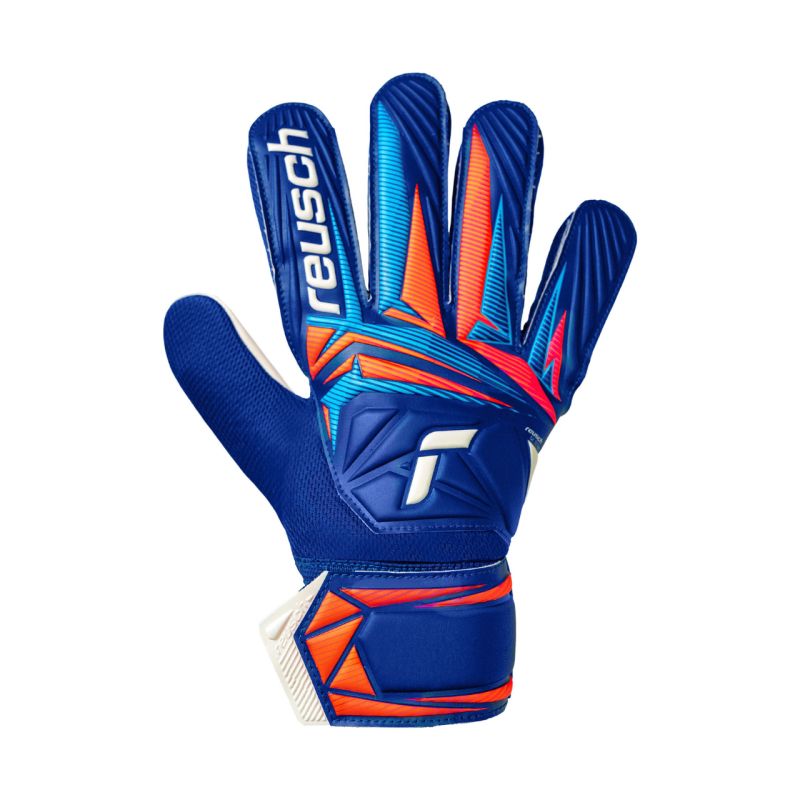 Reusch Attrakt Starter Solid Junior goalkeeper gloves 5672514 kék kapuskesztyű, gyerek