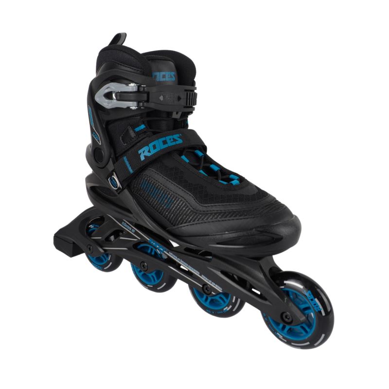 Roces Icon X Rollerblades Black and 400908 kék görkorcsolya