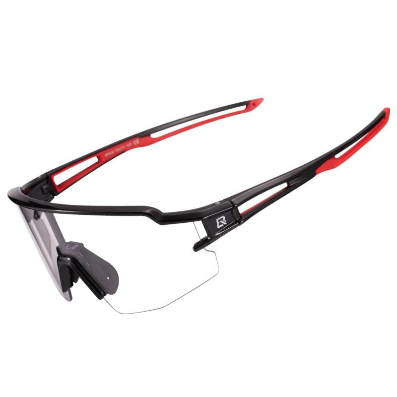 Rockbros 10173 Photochromic UV400 Cycling Glasses - Black and Red czarny || czerwony napszemüveg