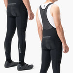 Rockbros 200021 Long Cycling Bib Shorts with Pad Size M - fekete férfi nadrág