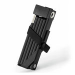 Rockbros 32140003001 foldable bicycle lock with key and handle, 88cm - fekete