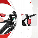 Rockbros 32420981001 bicycle lock with retractable cable - red piros 304004-163810