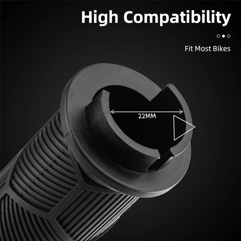 Rockbros 40720007001 bicycle grips with reflector - fekete