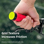 Rockbros 40720007002 bicycle grips with reflector - piros