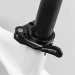 Rockbros 41210092001 bicycle seat clamp with quick release - black