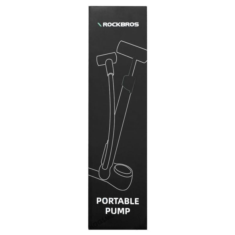 Rockbros 42310006001 Bicycle Pump with Pressure Gauge - fekete pumpa