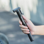 Rockbros 42320010001 Bicycle Pump Hand + Screwdriver - Black fekete pumpa