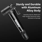 Rockbros 42320010001 Bicycle Pump Hand + Screwdriver - Black fekete pumpa