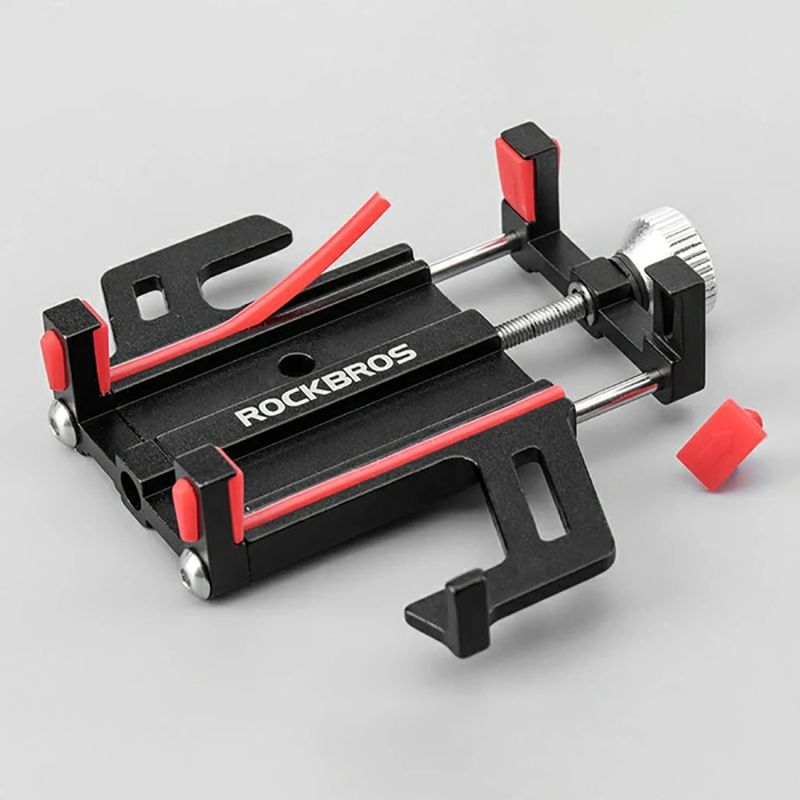Rockbros 699 Handlebar Clamp Phone Holder - Red piros phones and
