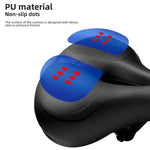 Rockbros AQ-6090R bicycle saddle - black and red czarny || czerwony 7016802870560-157404