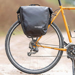 Rockbros AS-003-1BK waterproof bicycle bag with shoulder strap, front/rear mounting, 10-14l - black czarny -203522