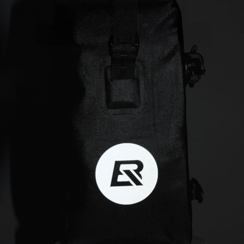 Rockbros AS-003-1Y waterproof bicycle bag with shoulder strap, front/rear mounting, 10-14l - sárga