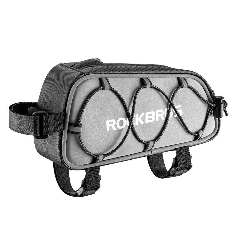 Rockbros bicycle frame bag gray 0.9l