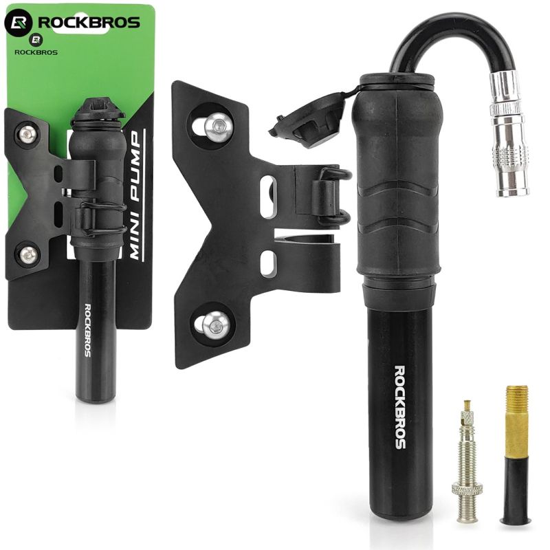 Rockbros bicycle pump with frame mount pumpa